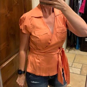 Orange Banana Republic Top